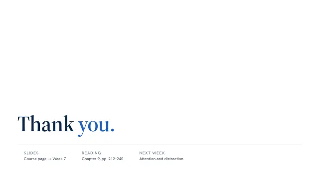 Atlas theme: Closing — thank you