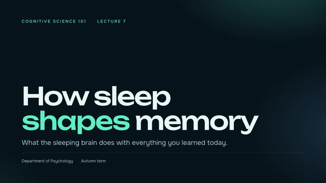 Aurora theme title slide