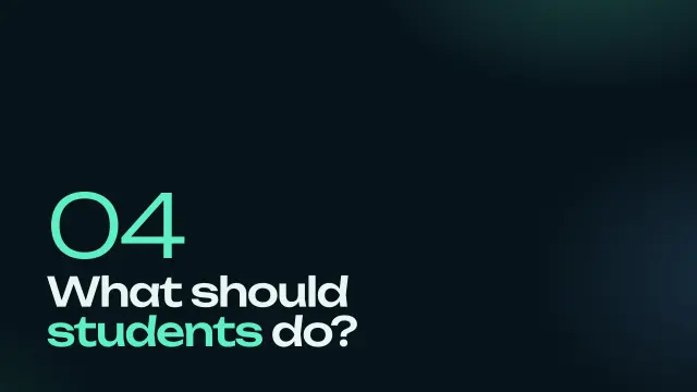 Aurora theme: Section — what should students do?
