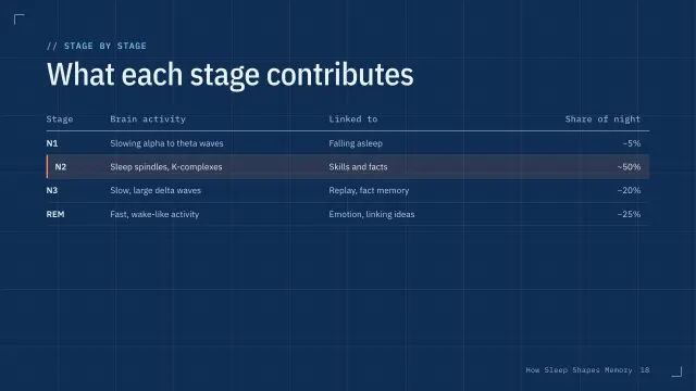 Blueprint theme: Table — what each stage contributes