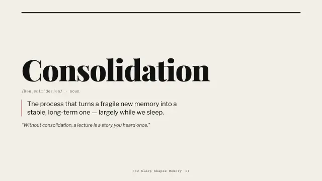 Broadsheet theme: Definition — consolidation