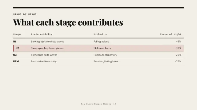 Broadsheet theme: Table — what each stage contributes