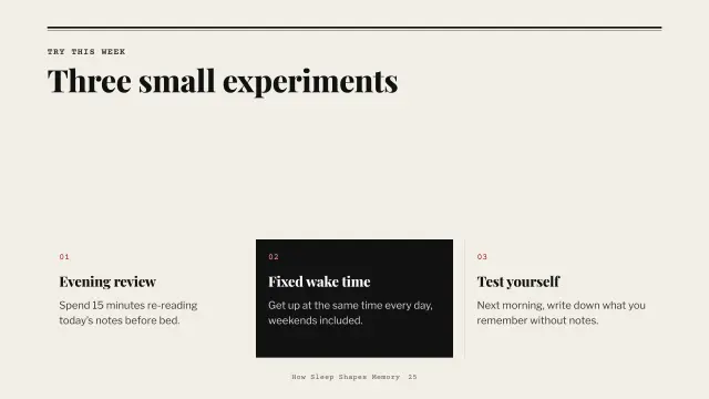 Broadsheet theme: Cards — three small experiments