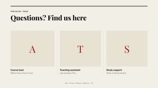 Broadsheet theme: People — teaching team