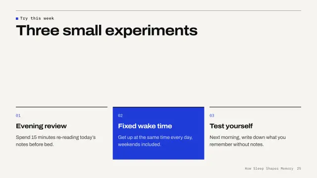 Grid theme: Cards — three small experiments