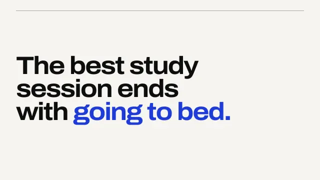 Grid theme: Statement — end with going to bed