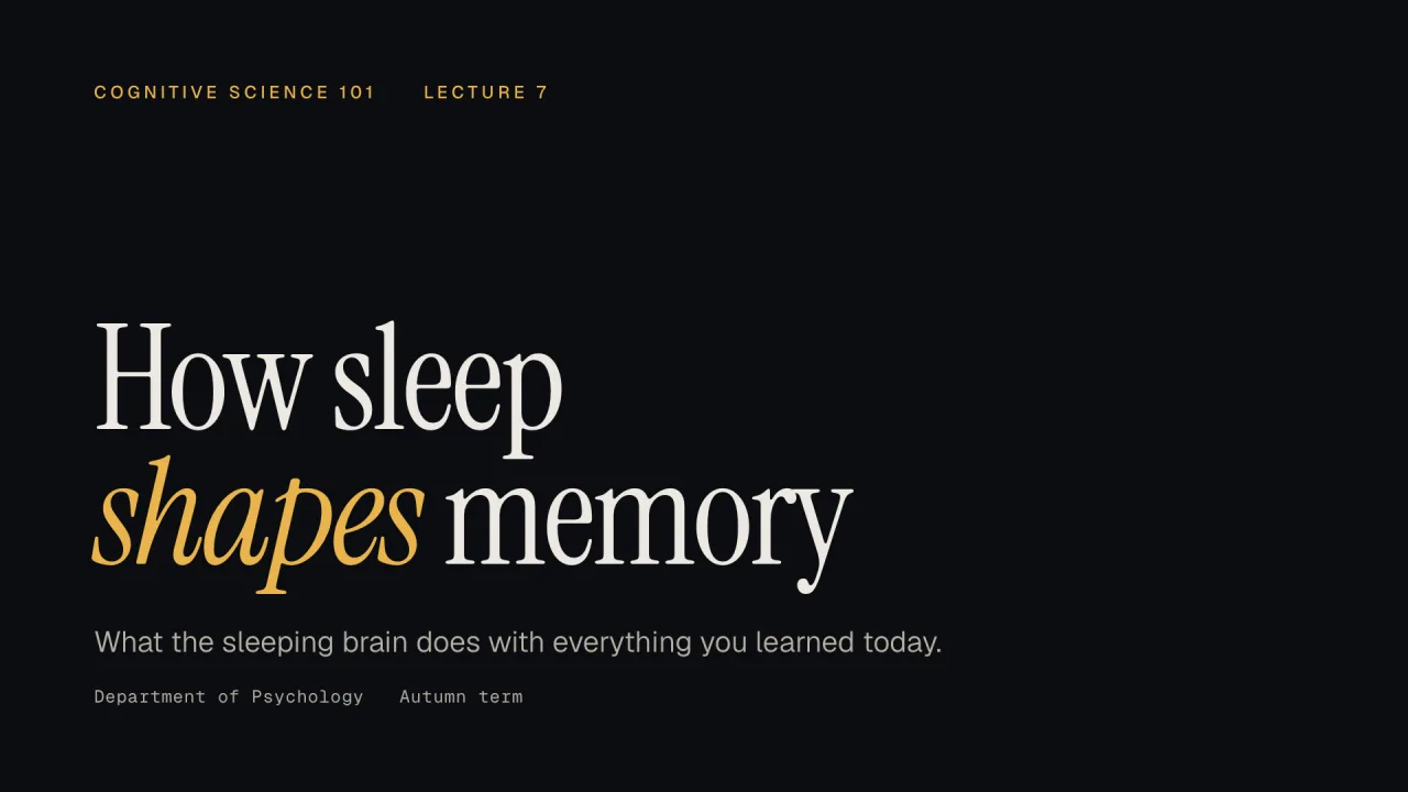 Nocturne theme title slide