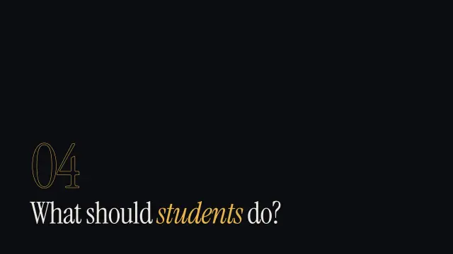 Nocturne theme: Section — what should students do?