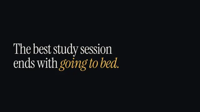 Nocturne theme: Statement — end with going to bed