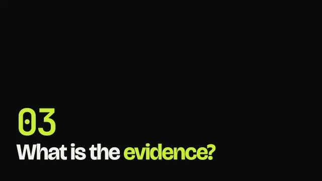 Volt theme: Section — what is the evidence?